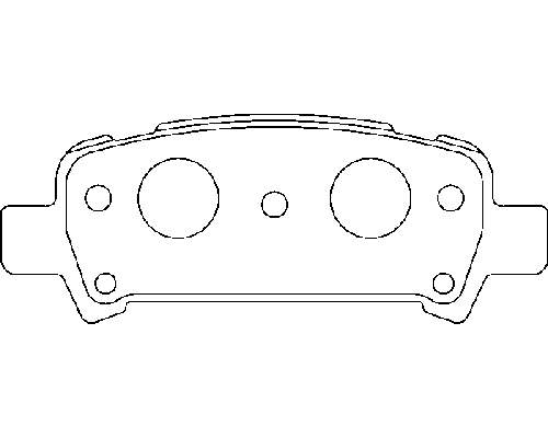 Okładziny (klocki) do hamulców tarczowych tylne Subaru Legacy 3 (BE, BH)