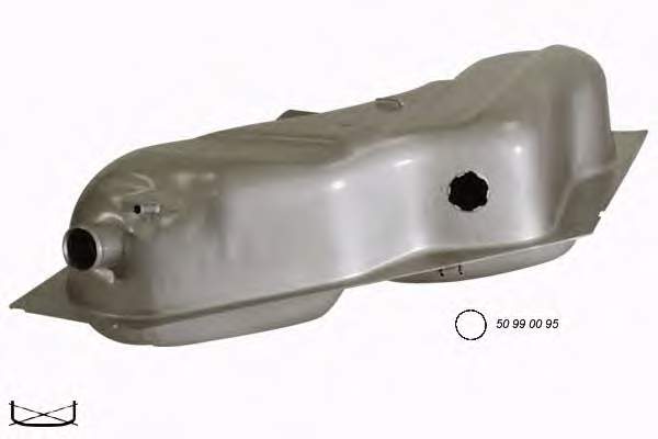 Zbiornik paliwa do Opel Kadett E 35, 36, 45, 46