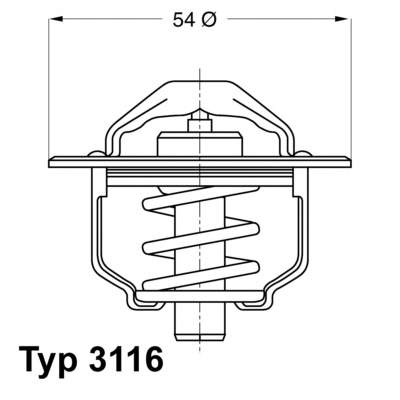 311682D Wahler termostat