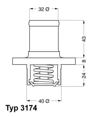 Termostat Metalcaucho 03156 cena, od 24,28 USD