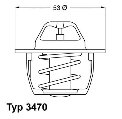 Termostat Mitsubishi M863985 cena, od 8,29 USD