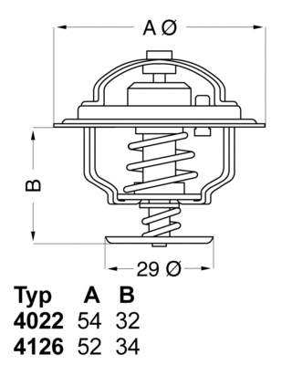 96868335 General Motors termostat