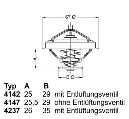 4147.80D Wahler termostat