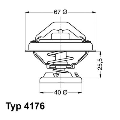 4176.85D Wahler termostat