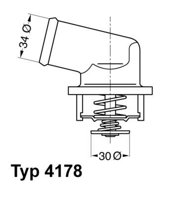 Termostat Opel Tigra