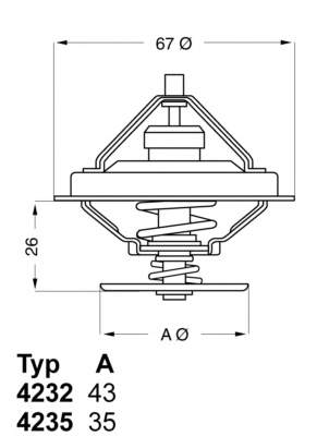 Termostat do BMW 5 (E28)