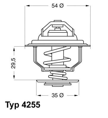 Termostat 690710 Elring