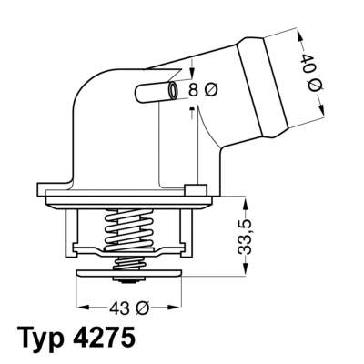 Termostat do Mercedes ML/GLE (W163)