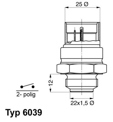 Czujnik temperatury płynu chłodzącego (włączenia wentylatora chłodnicy) VAG 867959481 cena, od 13,29 USD