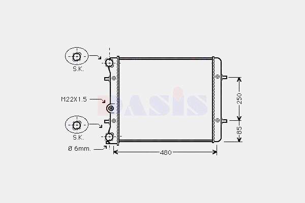 731607 VALEO Chłodnica silnika