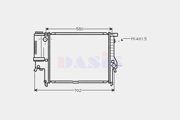 Chłodnica silnika BMW 17111740699 cena, od 115,08 USD
