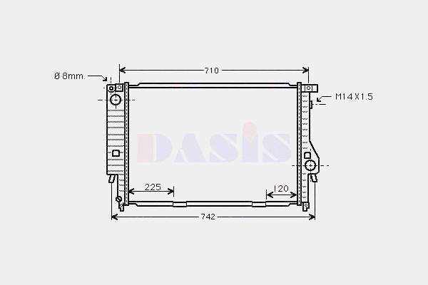 Chłodnica silnika BMW 17112242138 cena, od 152,45 USD