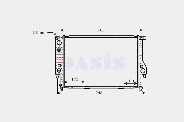 Chłodnica silnika BMW 17112244543 cena, od 124,01 USD