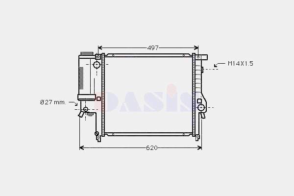  Chłodnica silnika BMW 3 