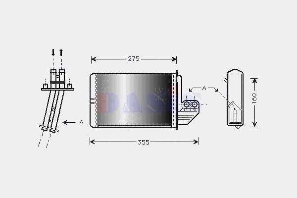 Chłodnica nagrzewnicy (ogrzewacza) BMW 64118390435 cena, od 49,60 USD