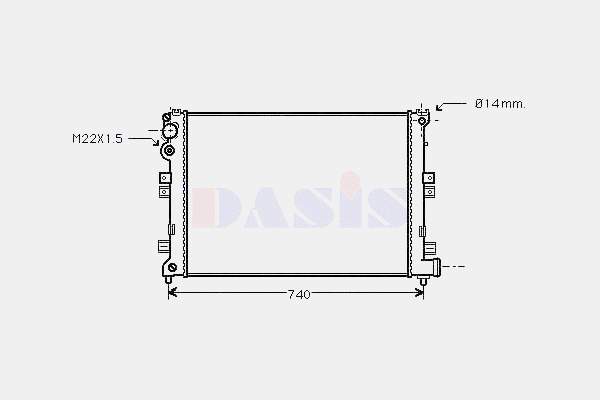 Chłodnica silnika Fiat/Alfa/Lancia 1475845080 cena, od 89,73 USD