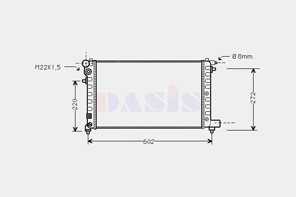 Chłodnica silnika Peugeot/Citroen 9622908580 cena, od 80,02 USD