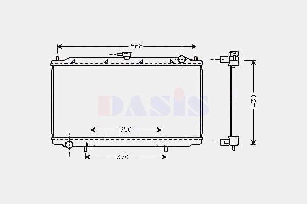 Chłodnica silnika Nissan/Infiniti 214102F603 cena, od 101,26 USD