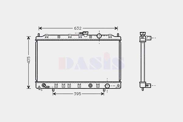 MB924254 Mitsubishi Chłodnica silnika