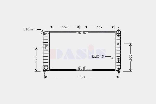 Chłodnica silnika Opel Sintra