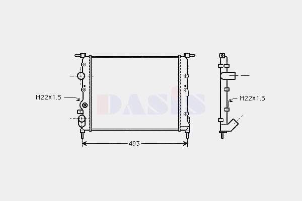 Chłodnica silnika Renault (RVI) 7700436693 cena, od 45,27 USD