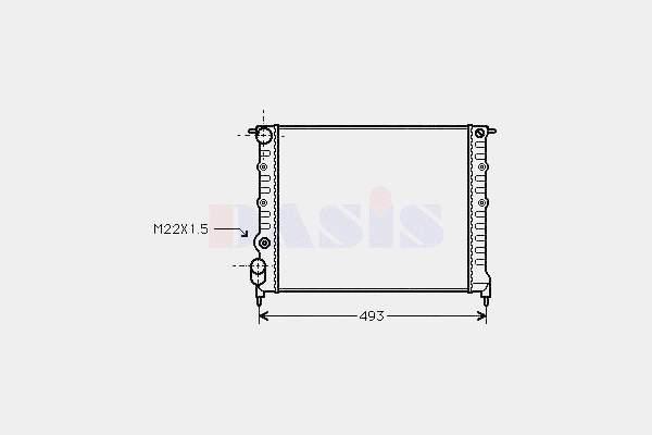 Chłodnica silnika Renault (RVI) 7700786444 cena, od 62,60 USD