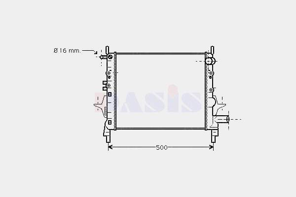 Chłodnica silnika Renault Twingo 1 C06