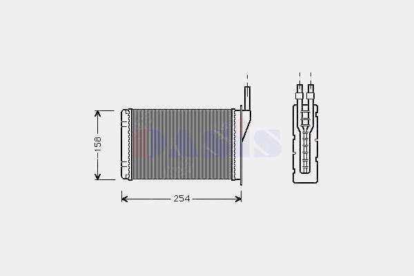 Chłodnica nagrzewnicy (ogrzewacza) Renault (RVI) 7701027078 cena, od 27,73 USD