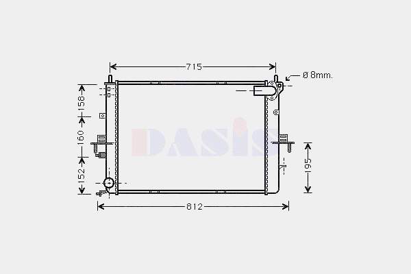 Chłodnica silnika Rover 75 RJ