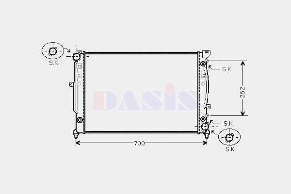 Chłodnica silnika Polcar 132408A6 cena, od 123,07 USD