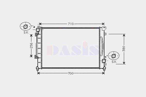 1327081 Polcar Chłodnica silnika