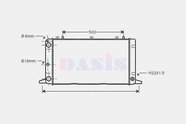 Chłodnica silnika Nissens 60488