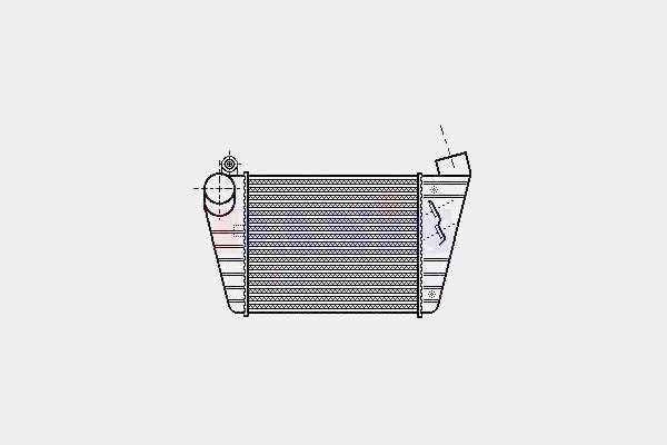 Chłodnica intercoolera VAG 1J0145805B cena, od 71,51 USD