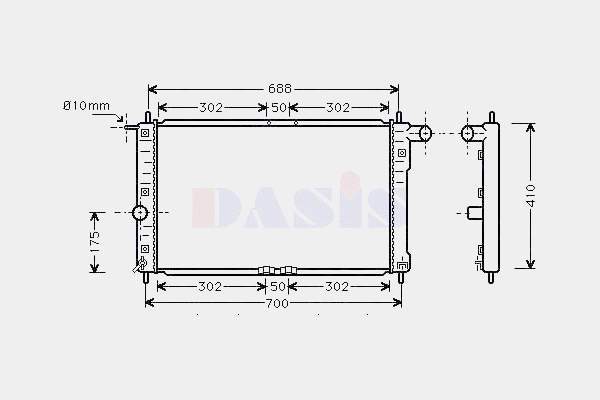 96559564 General Motors Chłodnica silnika