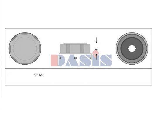17410011 Profit Pokrywa (korek) zbiornika wyrównawczego
