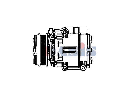 Sprężarka klimatyzacji Ford YL8H19D629EB cena, od 66,40 USD