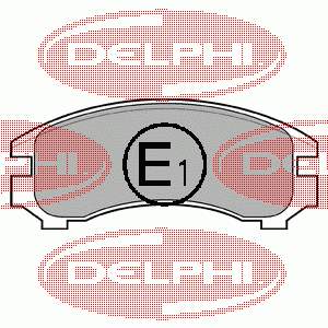 Klocki hamulcowe przednie tarczowe Nissan/Infiniti 4106058A86 cena, od 22,94 USD