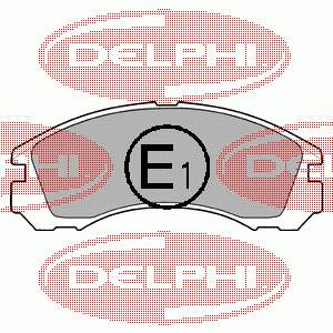 Do koszyka LP871 Delphi Klocki hamulcowe przednie tarczowe