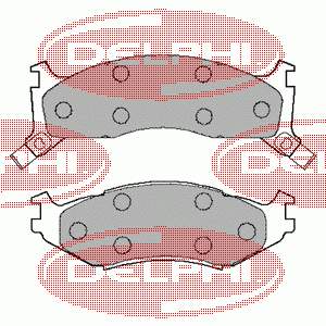 V1012715AB Chrysler Klocki hamulcowe przednie tarczowe