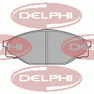 LP950 Delphi Klocki hamulcowe przednie tarczowe