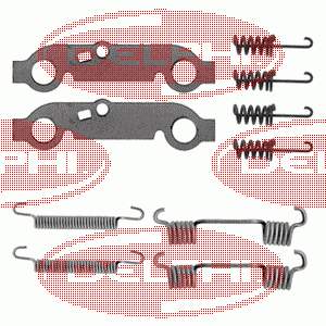 Zestaw montażowy szczęk hamulcowych tylnych do Mercedes E (S124)