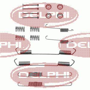 430842 Peugeot/Citroen zestaw montażowy szczęk hamulcowych tylnych