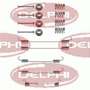 Zestaw montażowy szczęk hamulcowych tylnych Renault (RVI) 7701205521 cena, od 14,09 USD
