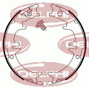 4655048010 Toyota Klocki hamulca ręcznego