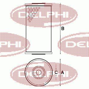 Filtr paliwa Volvo S40 1 (VS)