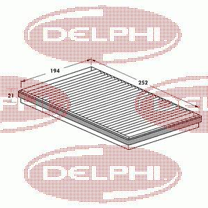 Filtr kabiny Mando MMF025047 cena, od 8,11 USD