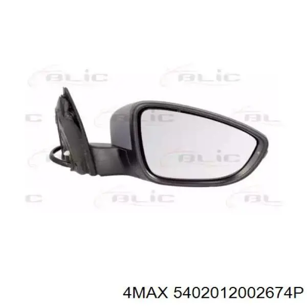 Lusterko wsteczne prawe VAG 3AC857508F cena, od 134,08 USD