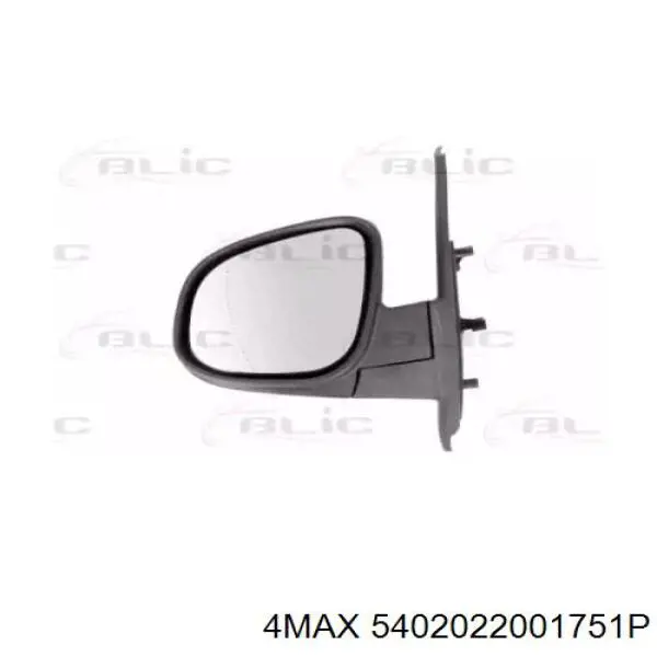 A4158100416 Mercedes Lusterko wsteczne lewe