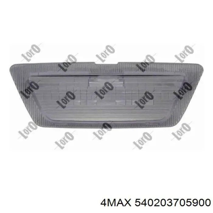 Lampa oświetlenia tylnej tablicy rejestracyjnej 9192060 General Motors