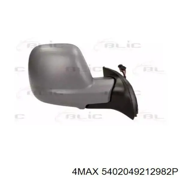 Do koszyka 1608177780 Peugeot/Citroen Lusterko wsteczne prawe